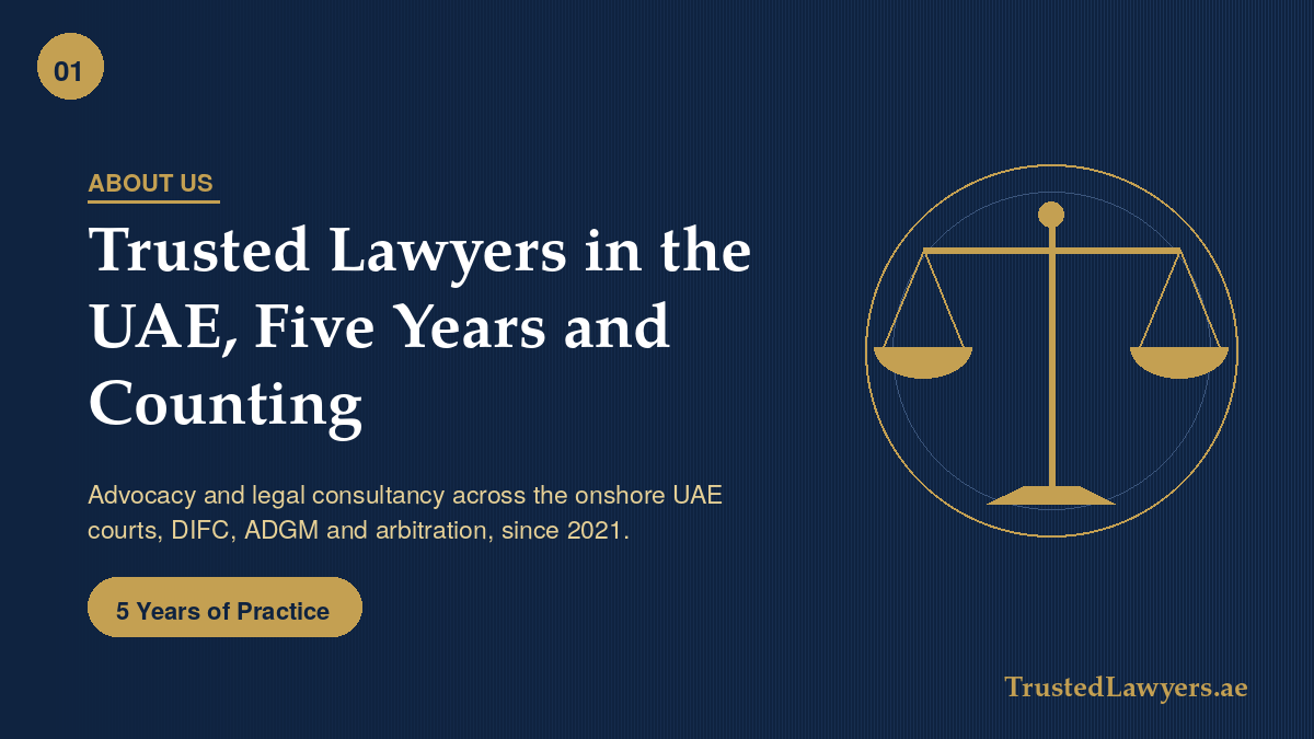 About TrustedLawyers.ae, trusted lawyers in UAE since 2021